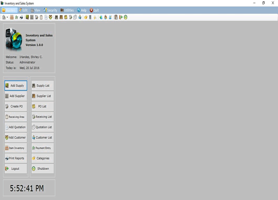 Inventory and Point of Sales